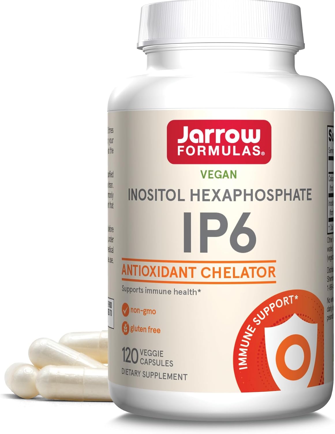 Amazon.com: Jarrow Formulas IP6 Inositol Hexaphosphate - 500 mg - 120 Veggie Capsules - Purified Inositol Hexaphosphate - Immune Health Support Supplement - Up to 120 Servings : Health & Household
