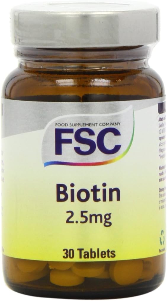 Amazon.com: Fsc Biotin 2.5Mg 30 Tablets : Health & Household