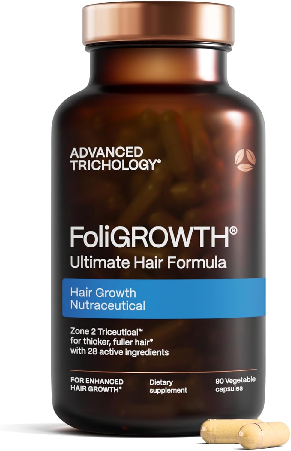 Amazon.com : FoliGROWTH® Hair Growth Supplement for Women & Men | For Thicker, Fuller Hair | American Hair Loss Association Approved | Supports Thinning Hair : Hair Regrowth Treatments : Beauty & Personal Care
