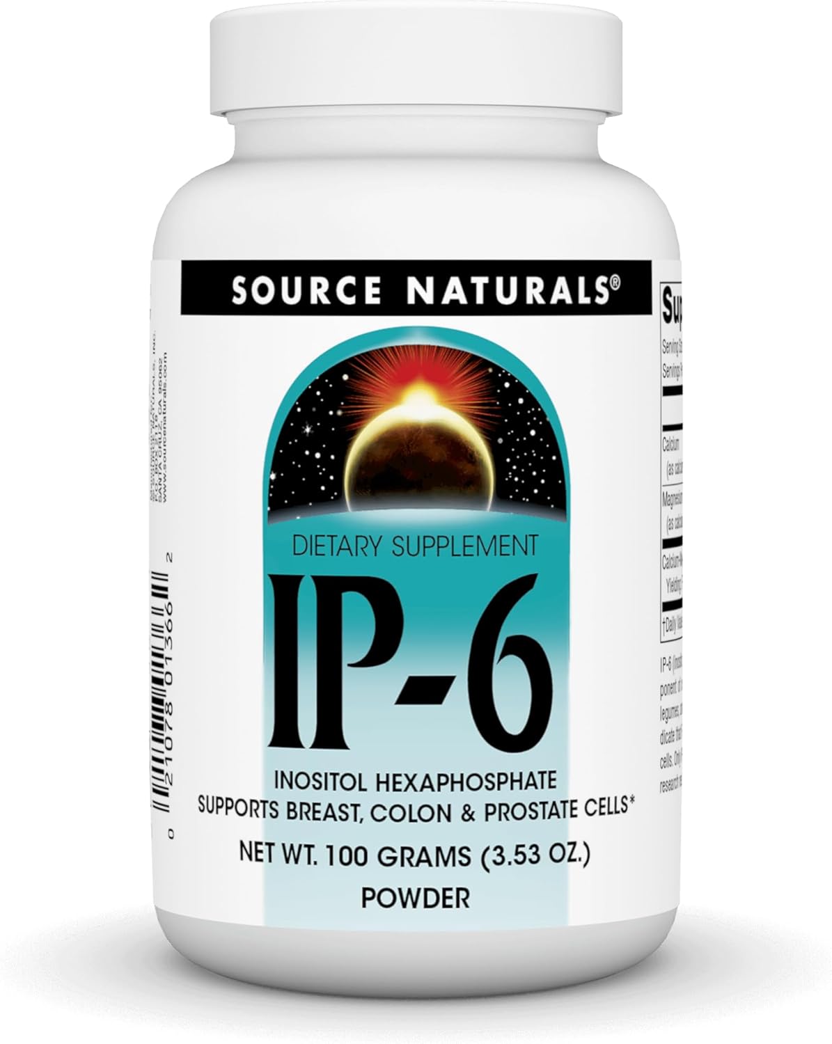 Amazon.com: Source Naturals IP-6 Inositol Hexaphosphate Powder, Inc. 100 gm Powder : Health & Household