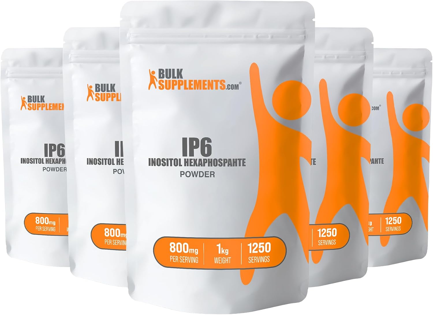 Amazon.com: BulkSupplements.com IP6 Powder - Inositol Hexaphosphate, IP6 Supplement - Inositol Supplement for Immune Support, Gluten Free, 800mg per Serving, 5kg (11 lbs) (Pack of 5) : Health & Household