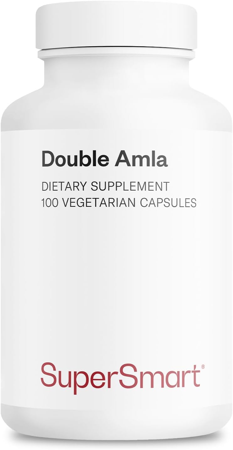 Amazon.com: Supersmart - Double AMLA Supplement (Patented & High Strength) - Fresh Indian Gooseberry Extract - Emblica Officinalis | Non-GMO & Gluten Free - 100 Vegetarian Capsules : Health & Household