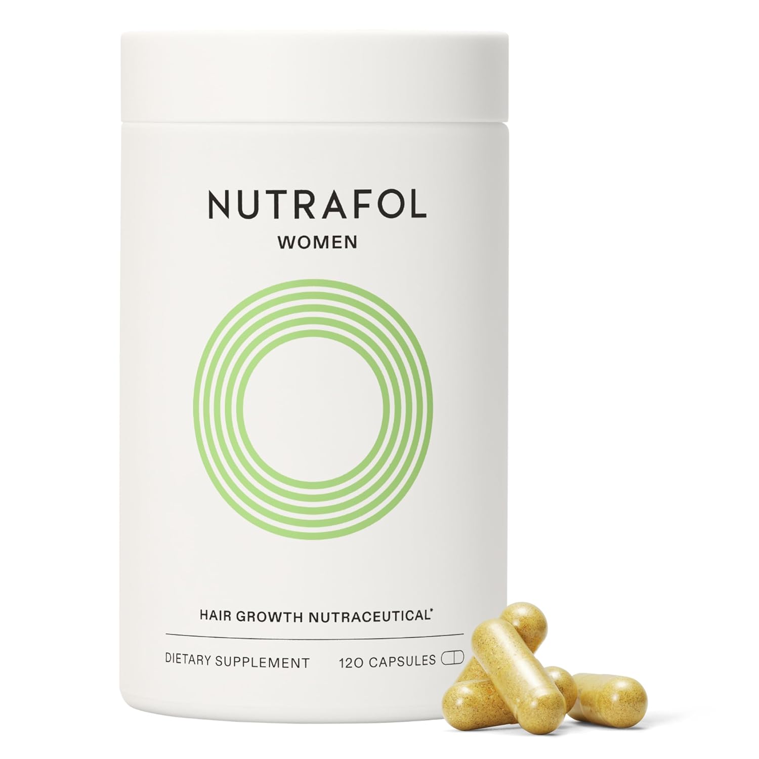 Amazon.com: Nutrafol Women's Hair Growth Supplements, Ages 18-44, Clinically Tested for Visibly Thicker and Stronger Hair, Dermatologist Recommended - 1 Month Supply : Beauty & Personal Care