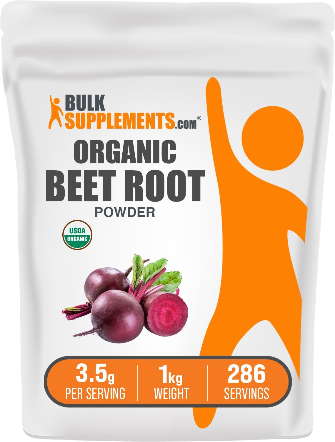 Amazon.com: BulkSupplements.com Organic Beet Root Powder - Superfood Supplement, Beet Root Supplements - Vegan & Gluten Free, 3.5g per Serving, 1kg (2.2 lbs) (Pack of 1) : Health & Household