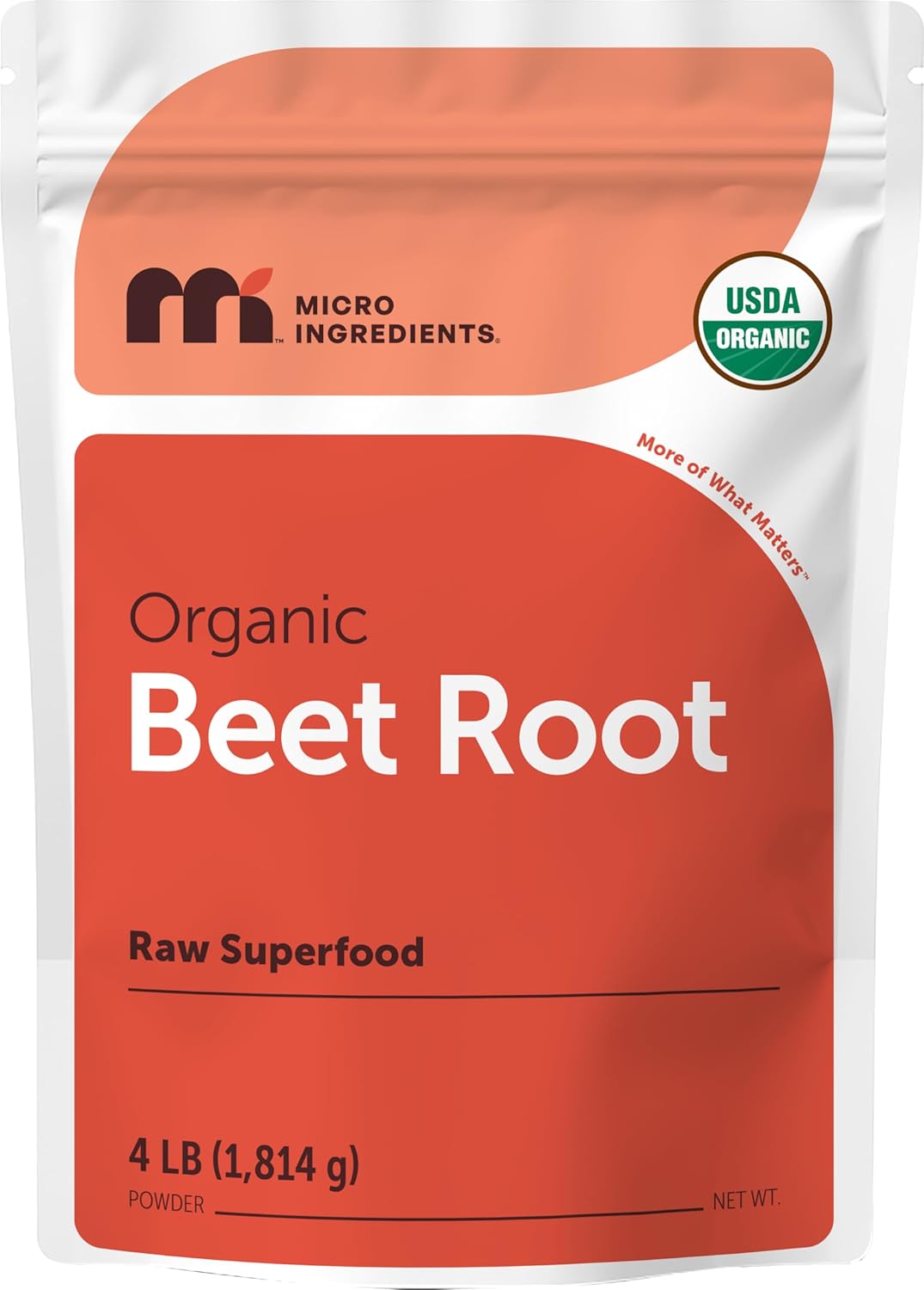 Amazon.com : Micro Ingredients Organic Beet Root Powder, 4 Pounds | Nitric Oxide Supplement for Men & Women | Water Soluble, Highly Concentrated Raw Beet Supplement | Superfood Drink Mix | Non-GMO, Plant Based : Health & Household