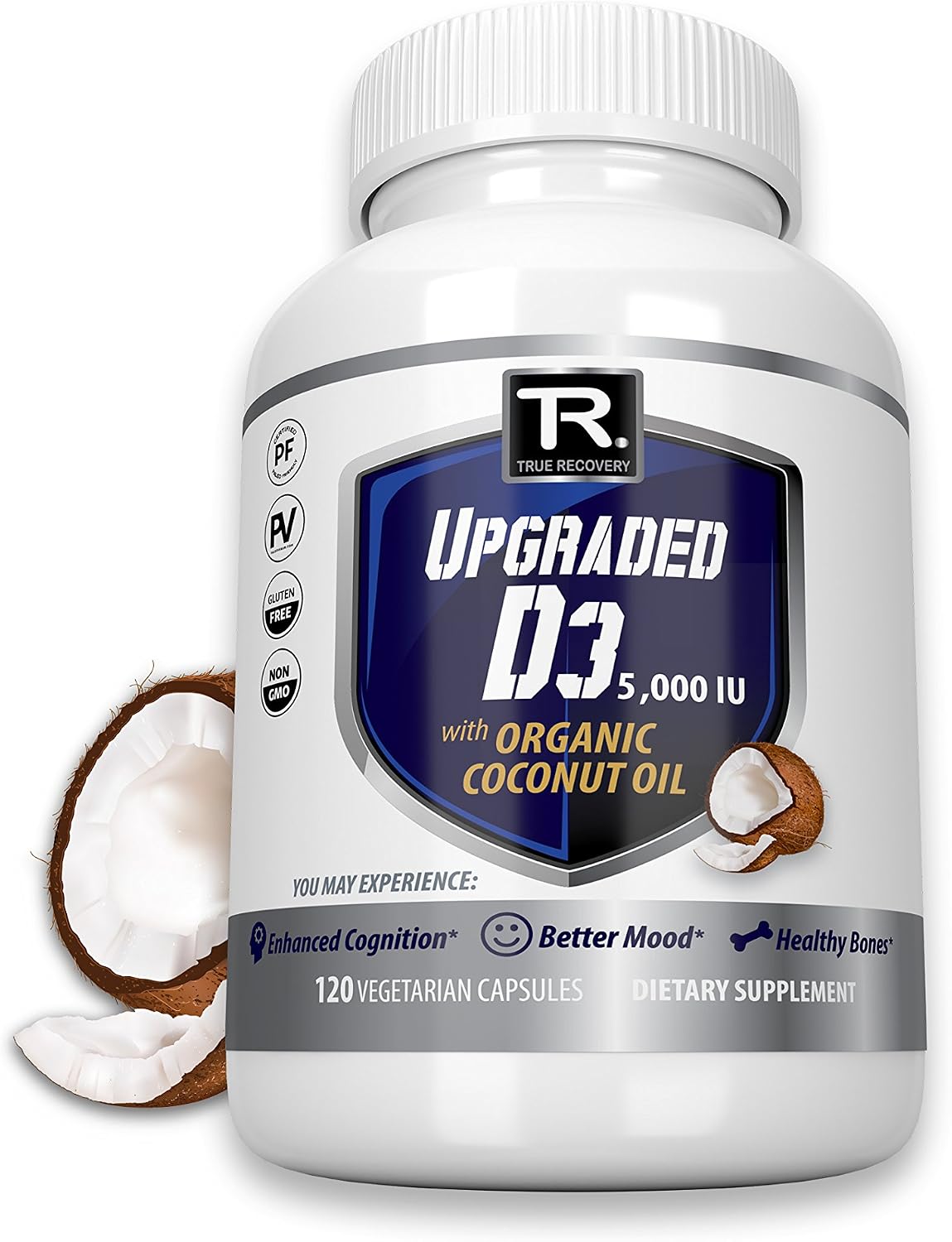 Amazon.com: True Recovery Vitamin D3 2000IU (5k) : Health & Household
