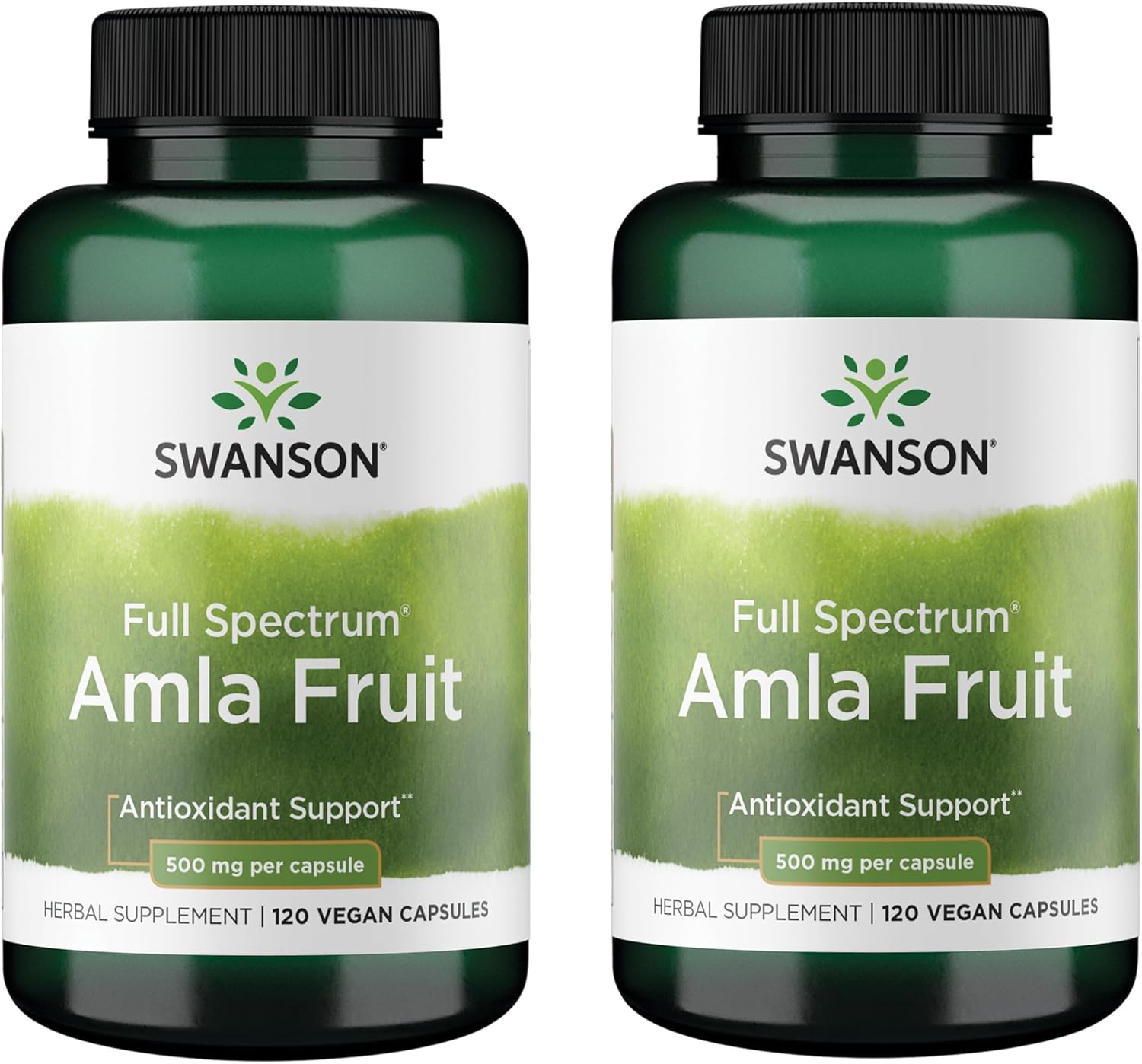 Amazon.com: Swanson Full Spectrum Amla Fruit (Indian Gooseberry)-Ayurvedic Herbal Supplement Promoting Vitality & Energy Support-Packed with Phytonutrients to Support Wellness-(120 Capsules, 500mg Each) (2 Pack) : Health & Household