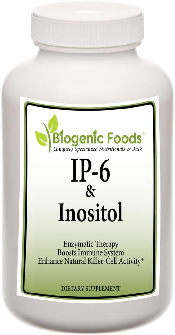 Amazon.com: Biogenic Foods IP6 - Inositol Hexaphosphate & Inositol - Natural Immune Support, Veggie Capsules : Health & Household