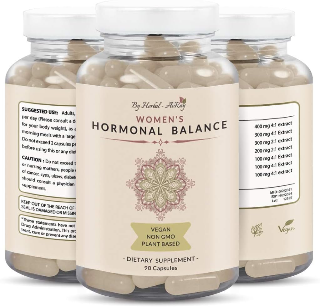 Amazon.com: Hormonbalance für Frauen – Natürliche Energie & Stimmungspillen für Frauen – Wechseljahreshilfe gegen Hitzewallungen mit Mönchspfeffer, Dong Quai, Maca-Wurzelpulver, Ginseng – 90 Gemüse-Kapseln