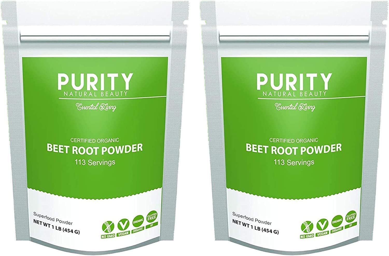 Amazon.com: Organiczny Proszek z Korzenia Buraka - Ekstrakt z buraka - suplementy soku z korzenia buraka bogate w tlenki azotu dla pobudzenia energii, super smak buraka do pysznych smoothie, przyjazne weganom, rozpuszczalne w wodzie (opakowanie 2 sztuki) : Zdrowie i gospodarstwo domowe