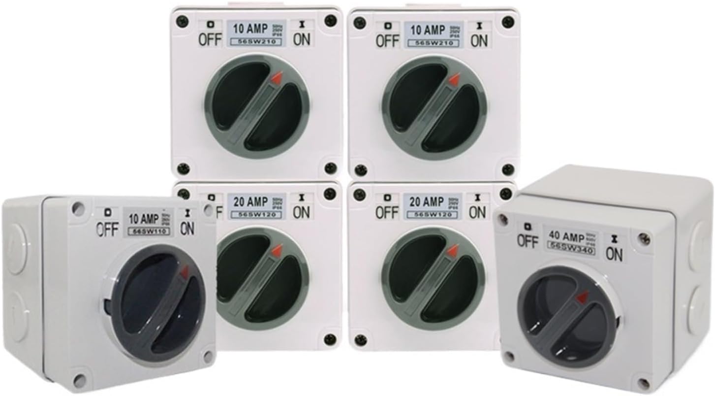 Amazon.com: Electronic Industrial Waterproof knob Switches IP66 Rainproof Outdoor Power Switch (56SW340) : Industrial & Scientific